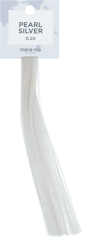 Máscara nutritiva suave Maria Nila Colour Refresh Pearl Silver sem pigmentos de cor permanentes.