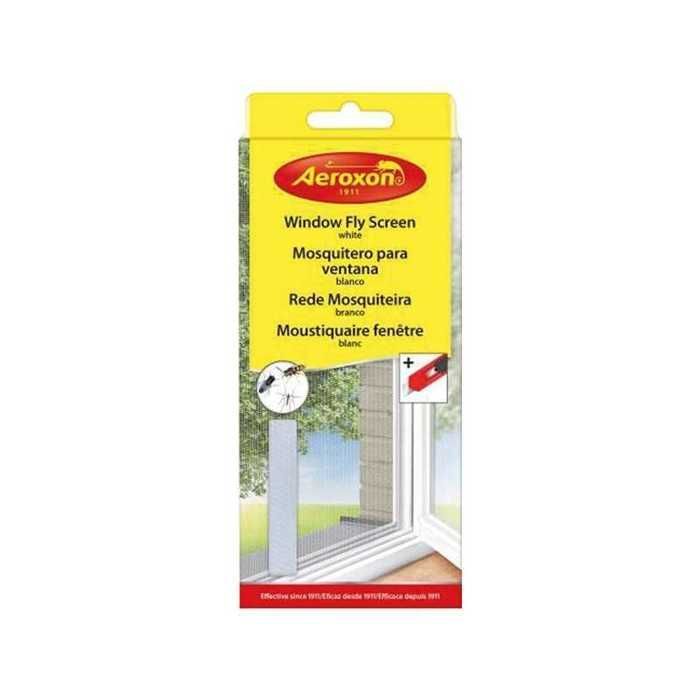Window mosquito net - AEROXON - 130 x 150 cm - White - UV resistant - Washable