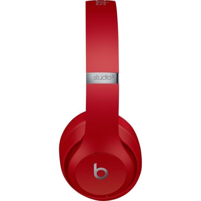 Beats Studio3 Wireless Over‑Ear Headphones - Red