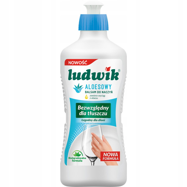 Płyn do mycia naczyń Ludwik Aloesowy 0,9 l