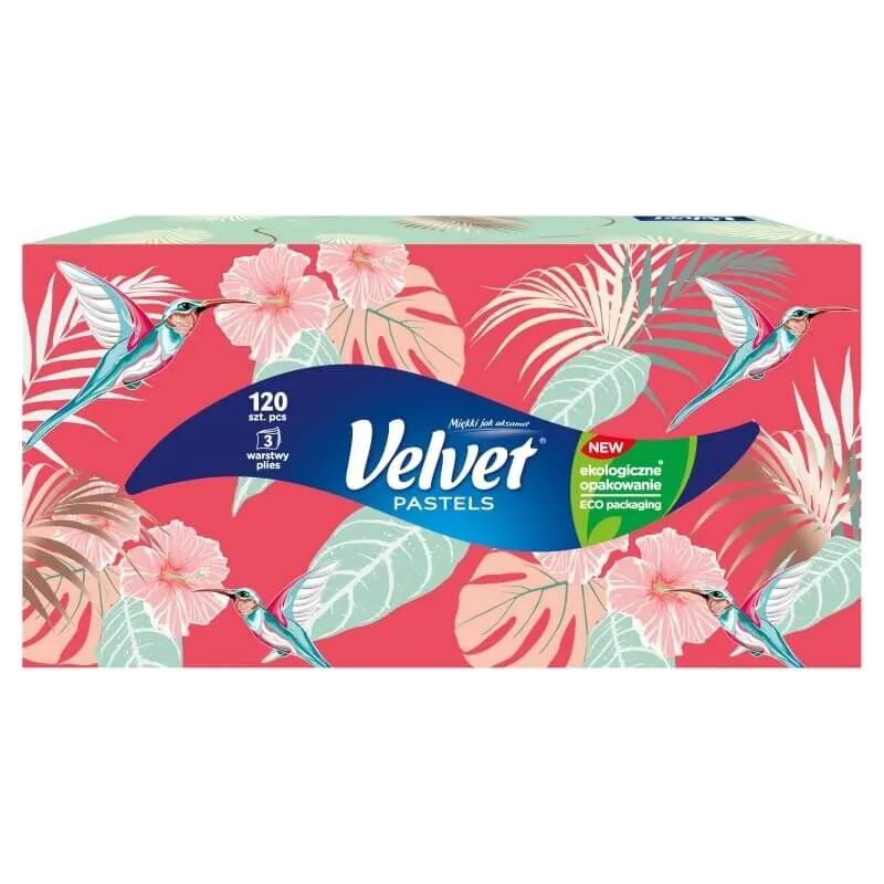 Velvet Chusteczki Trendy 3 Warstwy