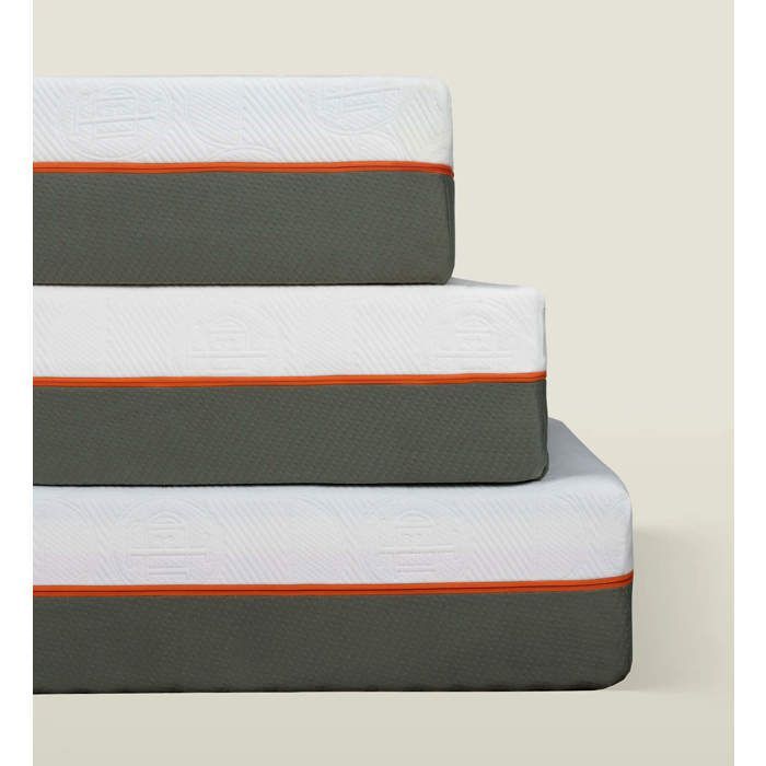Premium-lämpösäädelty viilentävä geelipatja - 200x200 - tasapainoinen mukavuus, irrotettava päällinen - Écume-patja - Sleep French