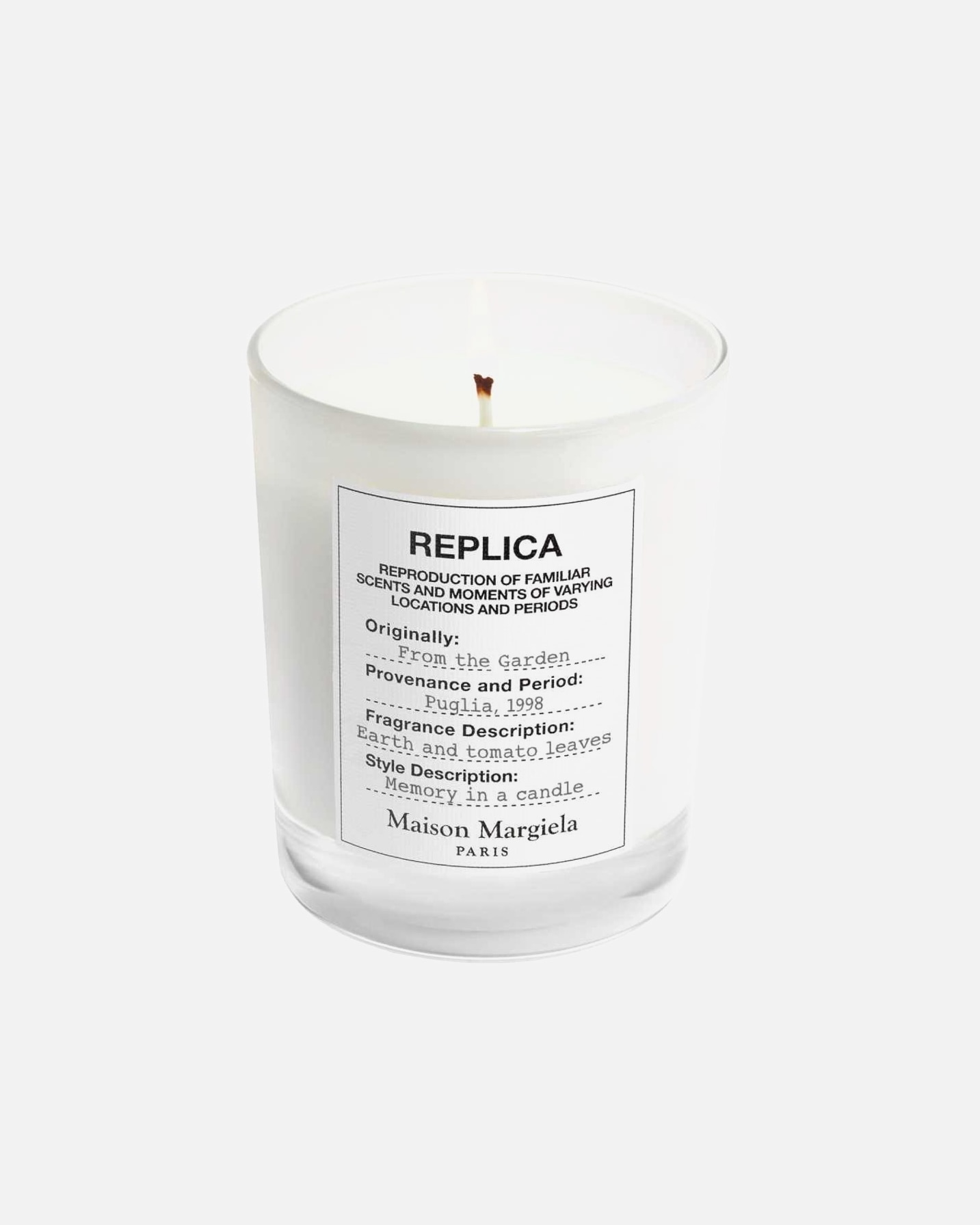 Collezione di candele profumate replica Maison Margiela “From the Garden” – 165 g