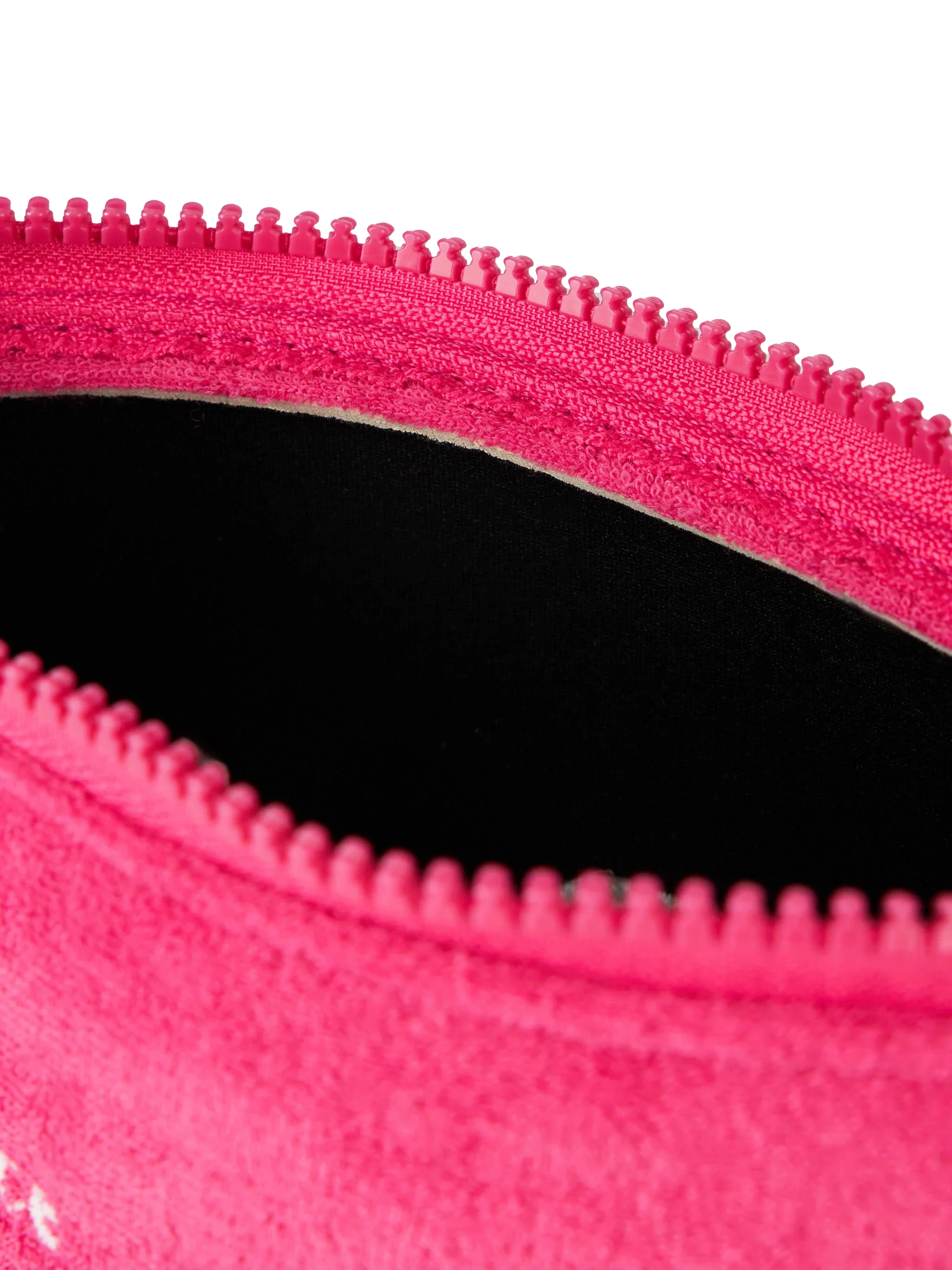 Aline clutch tas in fuchsia spons