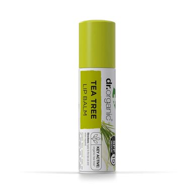 Dr. Organic huulipuna luomuteepuuöljyllä 5.7ml 5.7ml