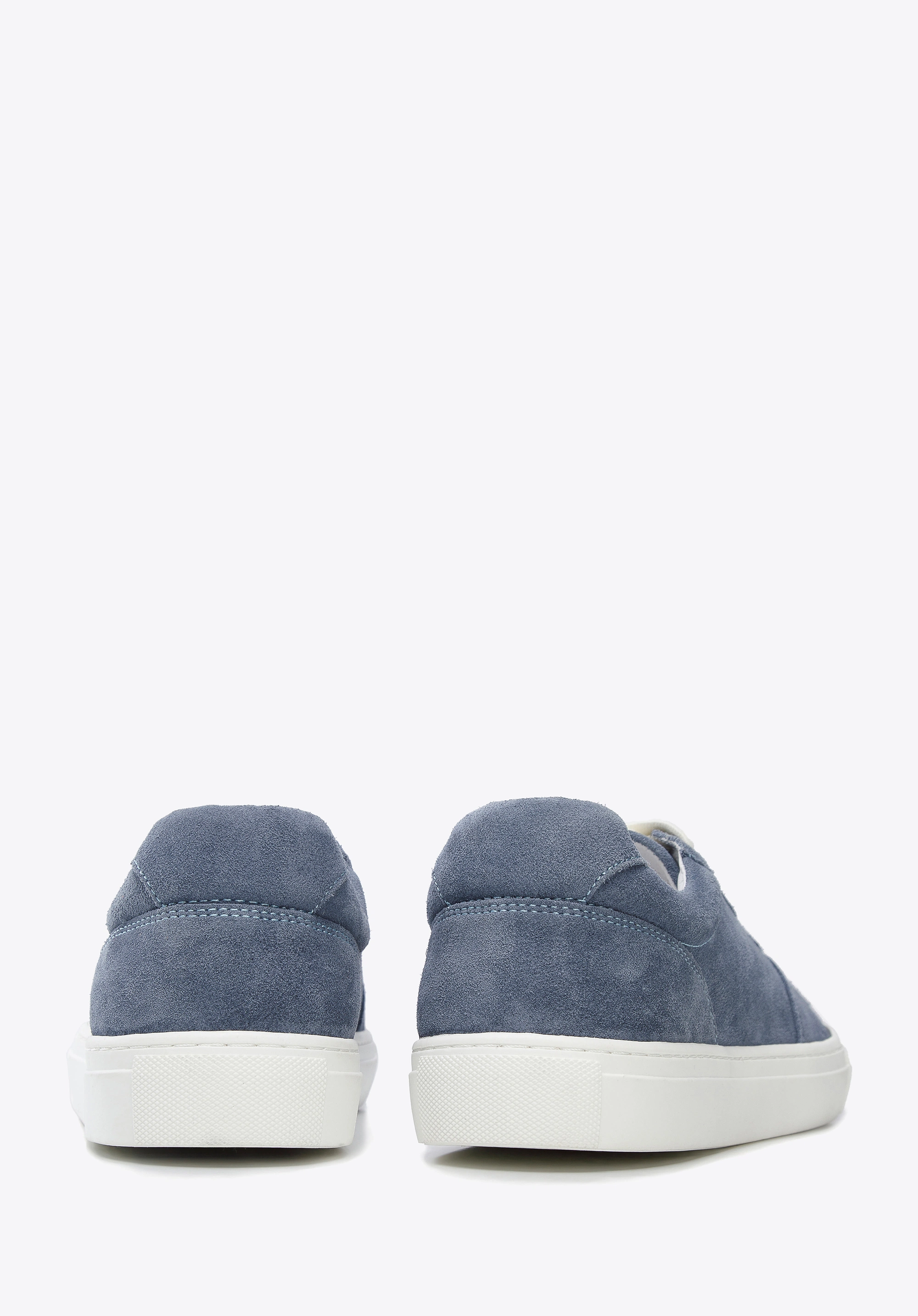 Męskie sneakersy zamszowe klasyczne niebieskie