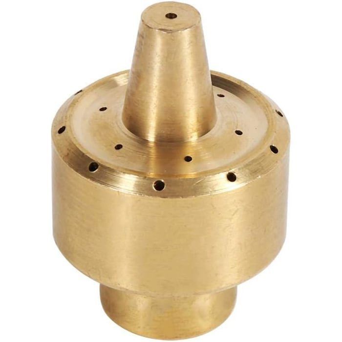 Ugello per fontana in ottone con 4 getti – ugello decorativo per laghetti, giardini e fontane