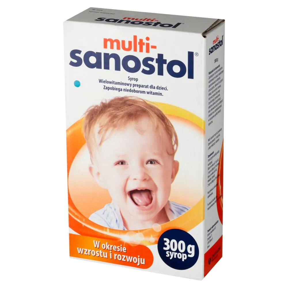 Multi-Sanostol Wielowitaminowy syrop dla dzieci, 300 g