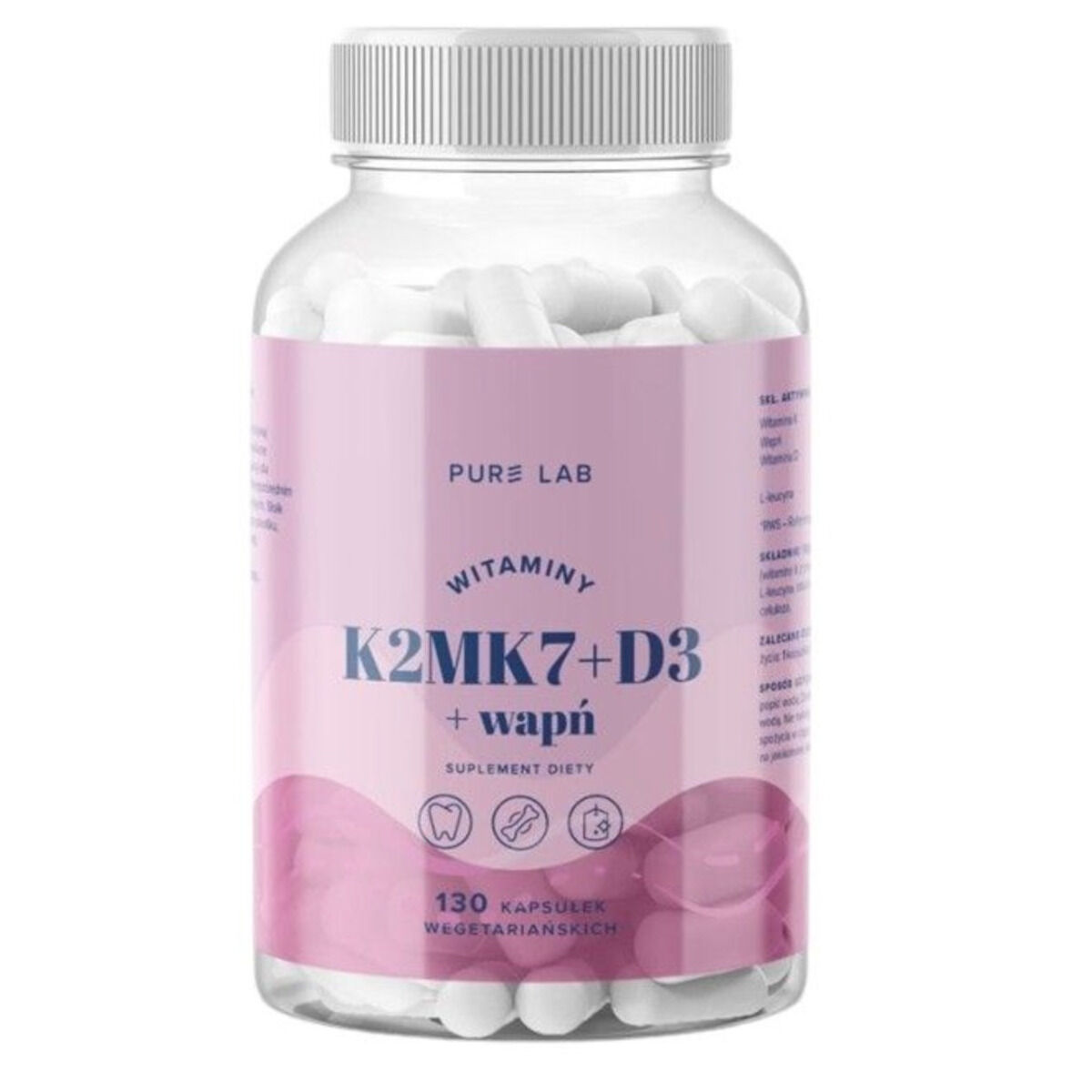„Pure Lab“ vitaminai K2MK7+D3+kalcis