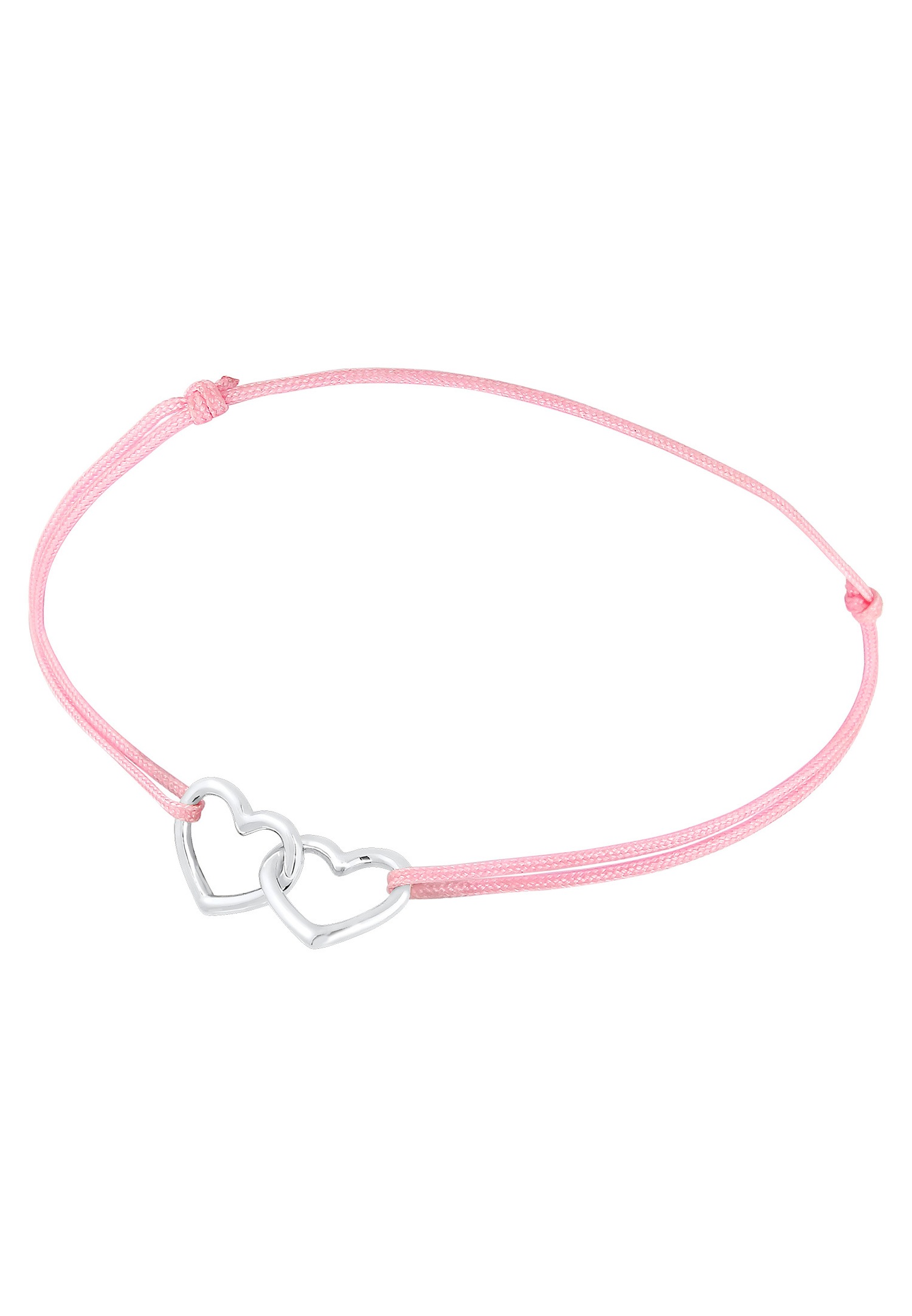 Elli Coeurs Connectés Amour Bracelet Femme Plaqué Or Argent (925/1000)