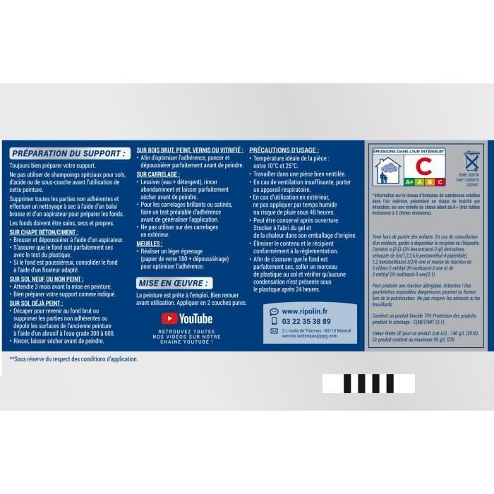 RIPOLIN PROTECCIÓN EXTREMA PARA SUELOS DE GRAVA RAL 7035 SATINADO 2,5 L