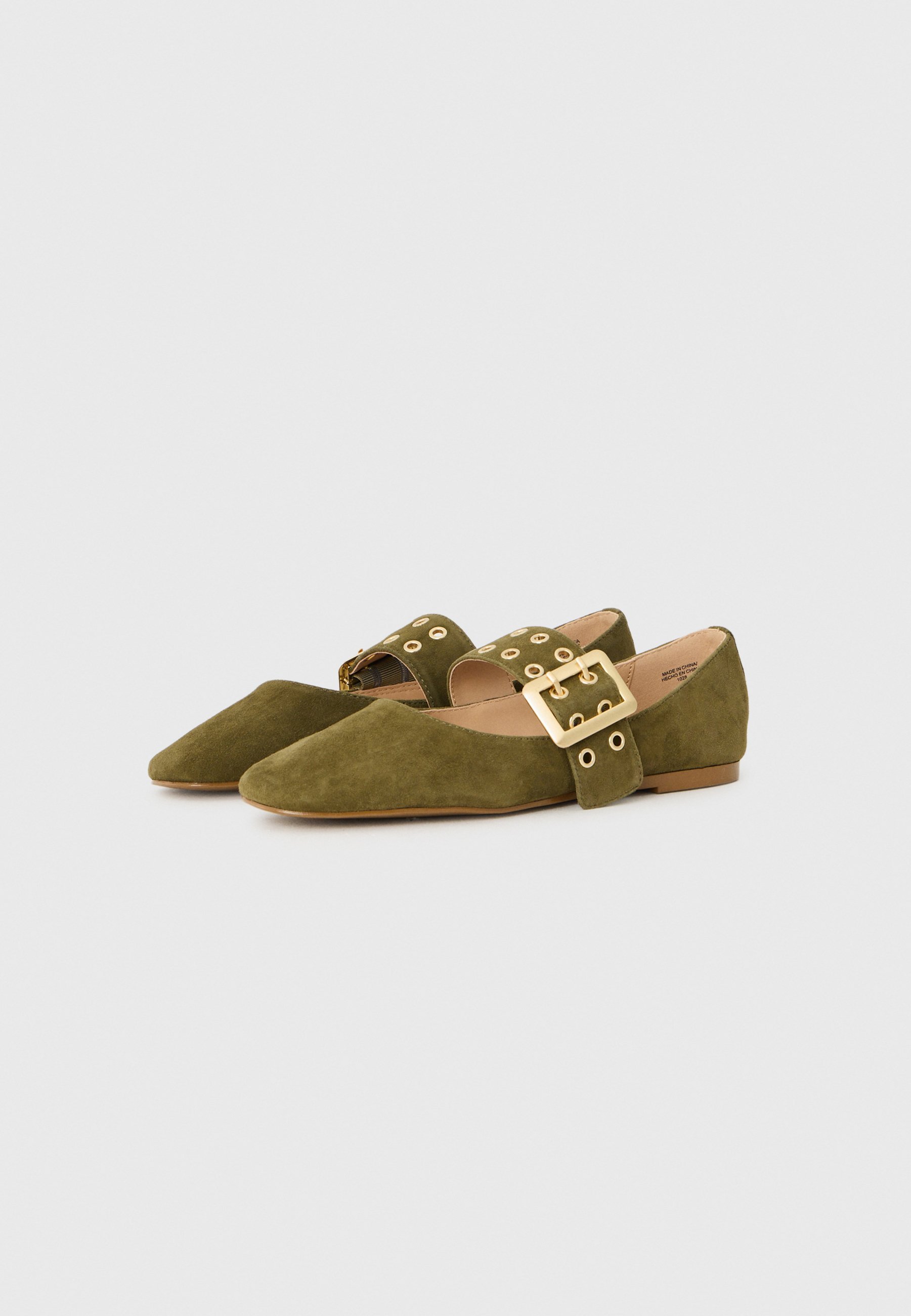 Steve Madden ATLANTICA - Ballerinat - meleerattu oliivi