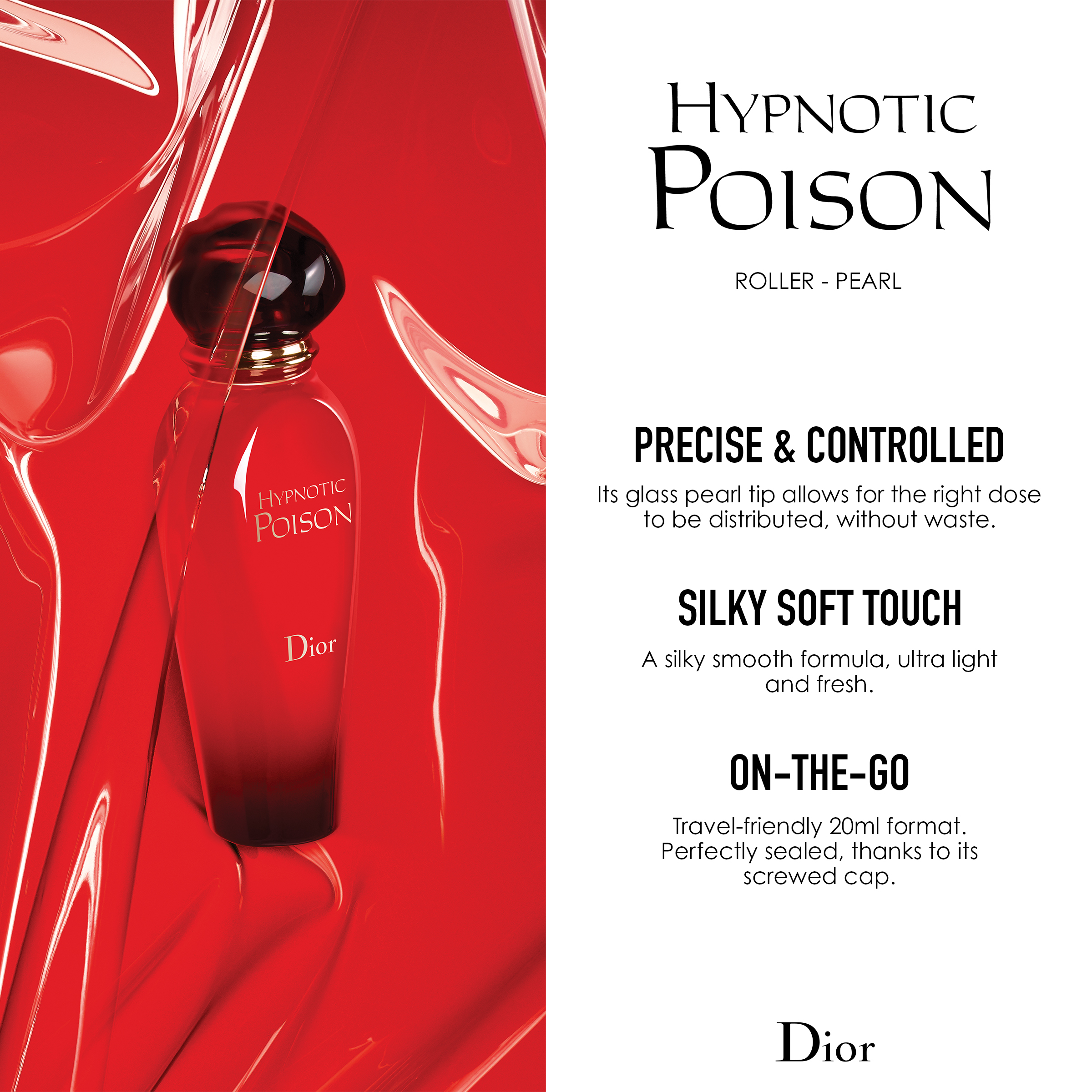 Hypnotic Poison Roller-Pearl EDT 20 ml - DIOR
