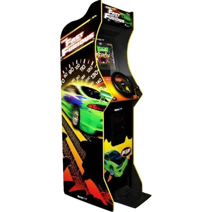 Terminal de arcade Fast & Furious: máquina recreativa retro + artículos de Born To Vape