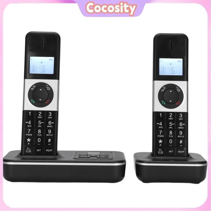 Cocosity Téléphone portable D1002 TAMD Handy Phone Business Office Office Home Digital sans fil telephonie detachee Bouchon UE