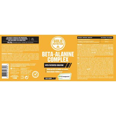 GOLDNUTRITION Beta-alanin kompleks 120 kapsul 120 kapsul