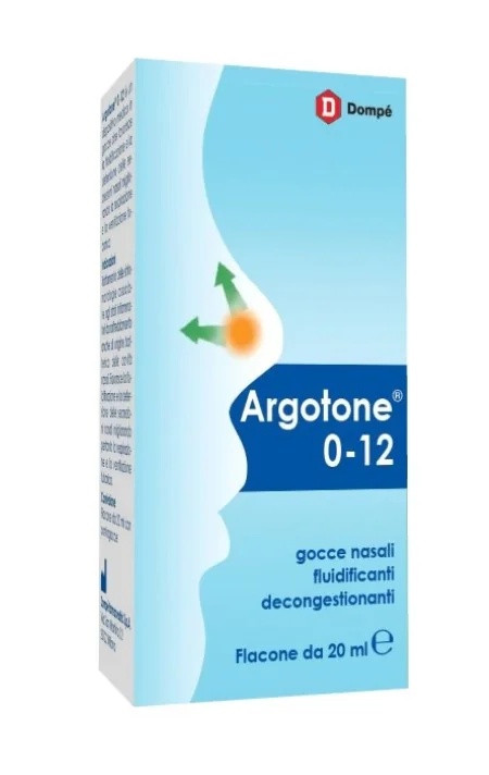 DOMPÉ Argotone 0-12 Neusdruppels 20 ml Hydraterende en ontzwellende neusdruppels