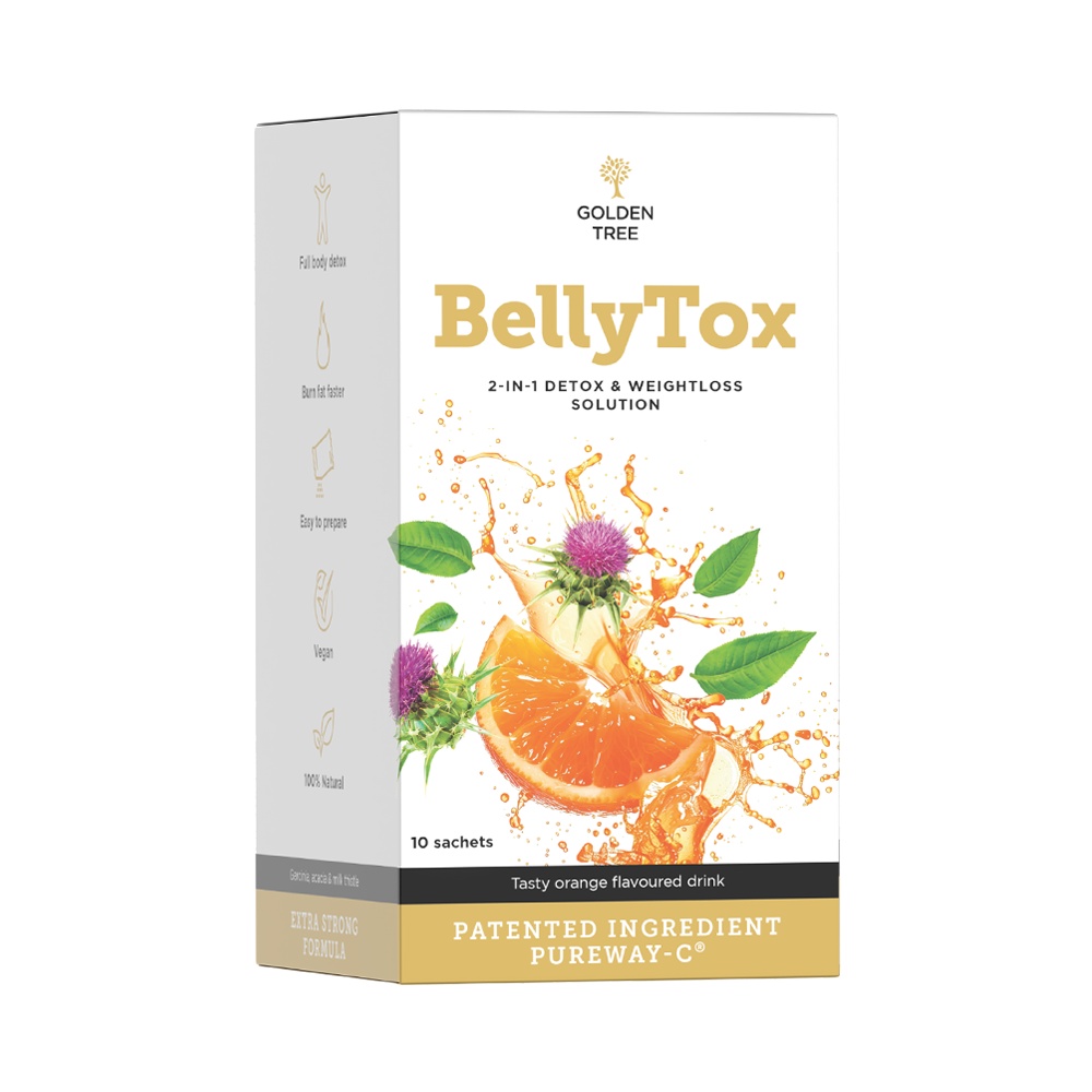 Golden Tree BellyTox uztura bagātinātājs - 30 kapsulas