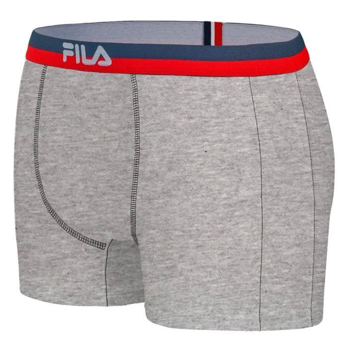 FILA Caleçon Homme Coton, Boxer Homme, Durable, Peaux-sensibles (Lot de 2)