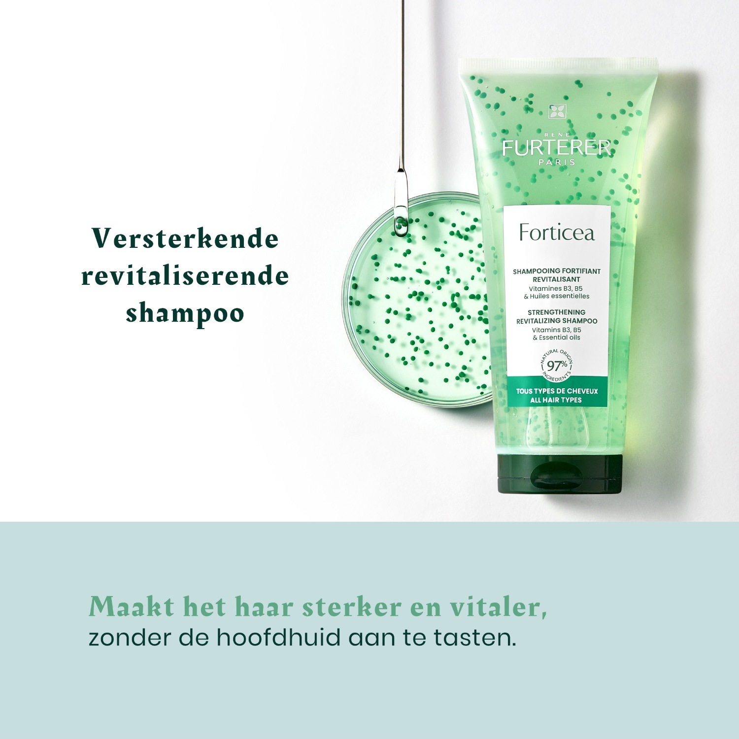 René Furterer Forticea stiprinošs vitālisma šampūns - 200 ml