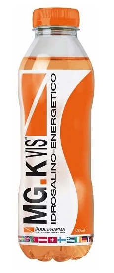 MGK-VIS Boisson énergétique Idrosalino à l'orange, complément minéral 500 ml