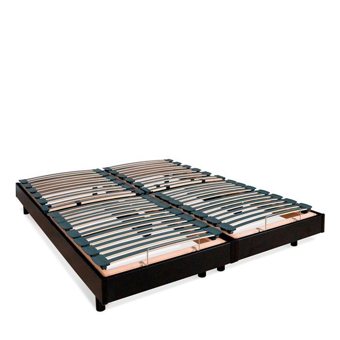 Juego de 2 bases de cama eléctricas Flex con listones de 2x90x200 cm.