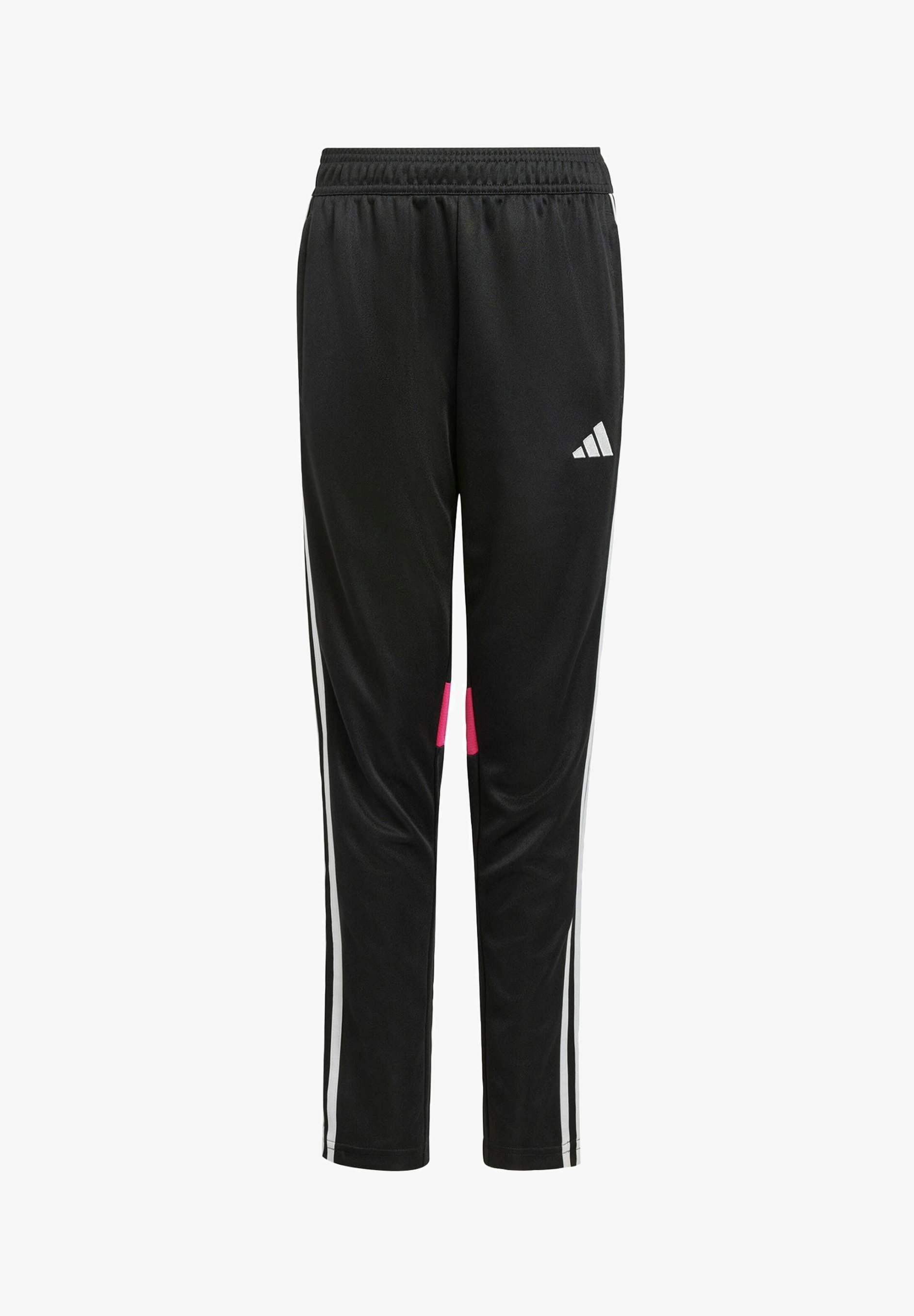 adidas Performance Trainingshose - schwarz transparent grau echtes Magenta