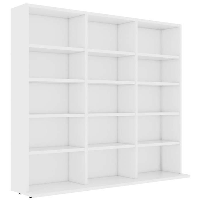 Mueble para CD CLOUD - Librería blanca 102x23x89,5 cm Madera de ingeniería CHYNEW1648842
