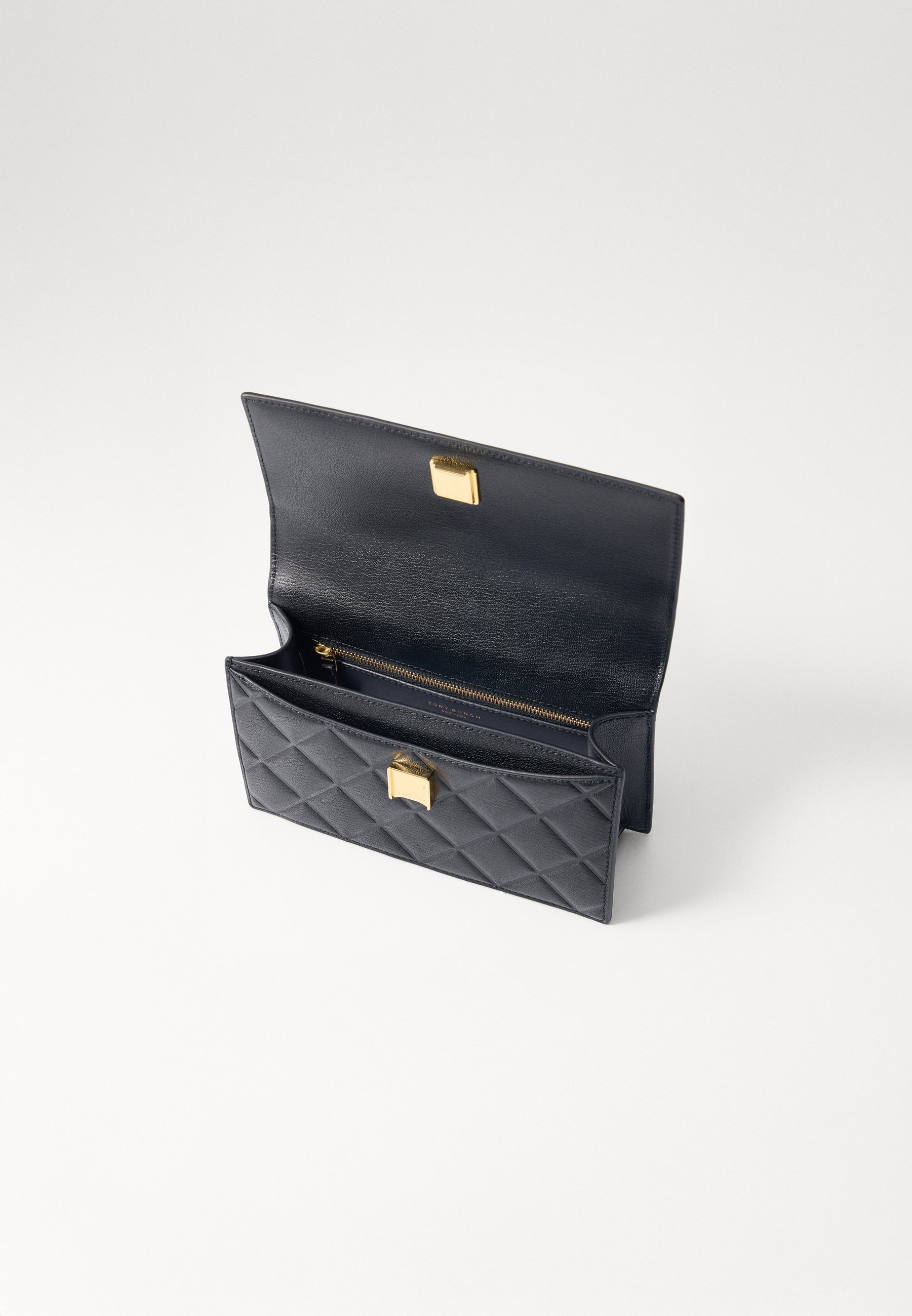 Tory Burch FLEMING MALA CONVERTIBLE - Torba čez telo - črna