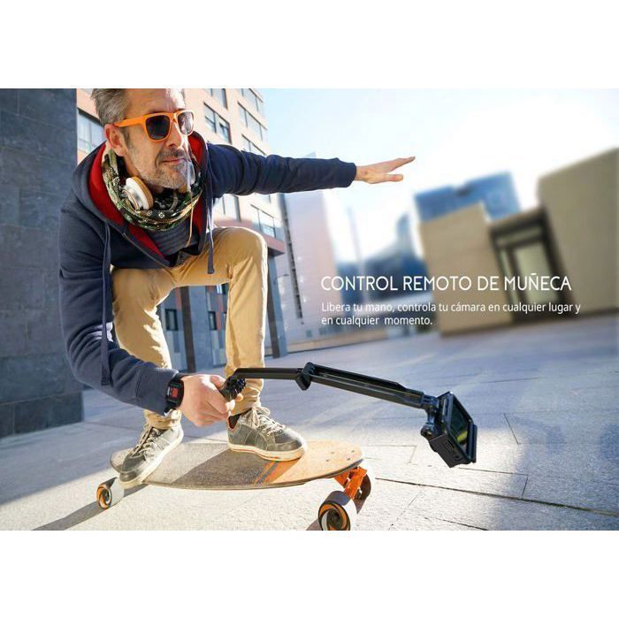 Videocamera sportiva, action cam WiFi 4K da 20 MP con microfono esterno, telecamera subacquea fino a 40 m, videocamera impermeabile a 170°