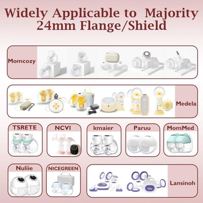 Insert de bride amélioré,Lot de 10 brides de tire-lait,Inserts de Bride,Insert de Bride de Tire-Lait en Silicone Accessoires