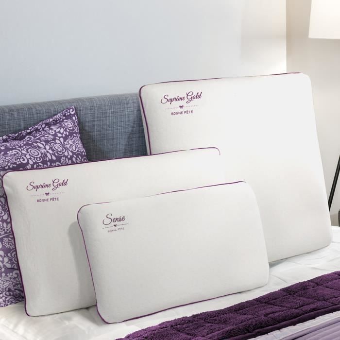 Almohada - Sampur - Felices Fiestas - Espuma viscoelástica - Termorreguladora - 60x60 cm