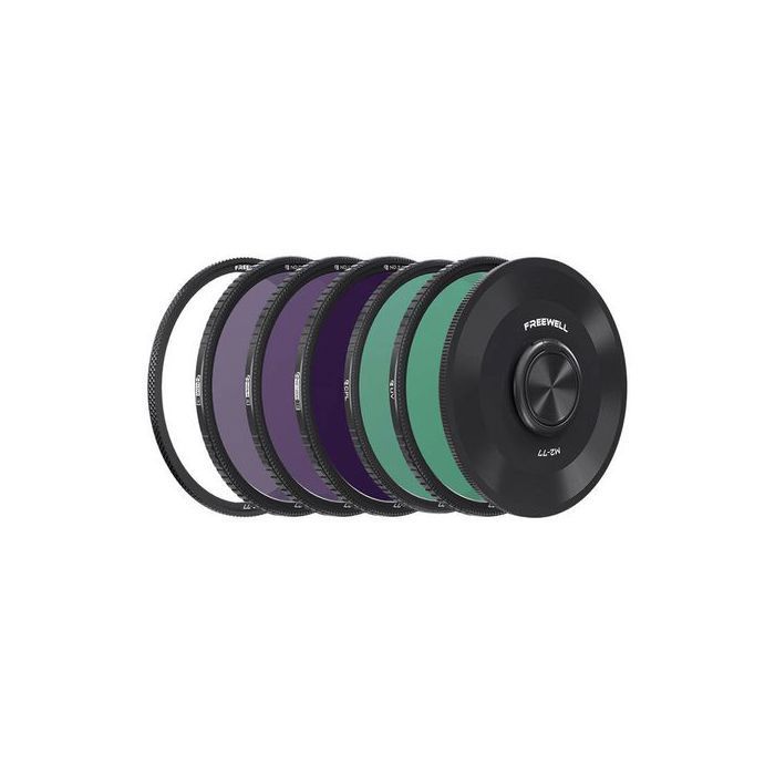 Freewell 77mm Magnetic Filters M2 Series Set of 5 Nd Cpl Filters