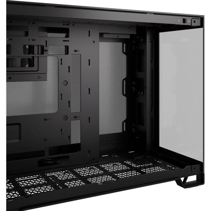 Case per PC - CORSAIR - 2500X Micro ATX Dual Chamber con vetro temperato - Nero
