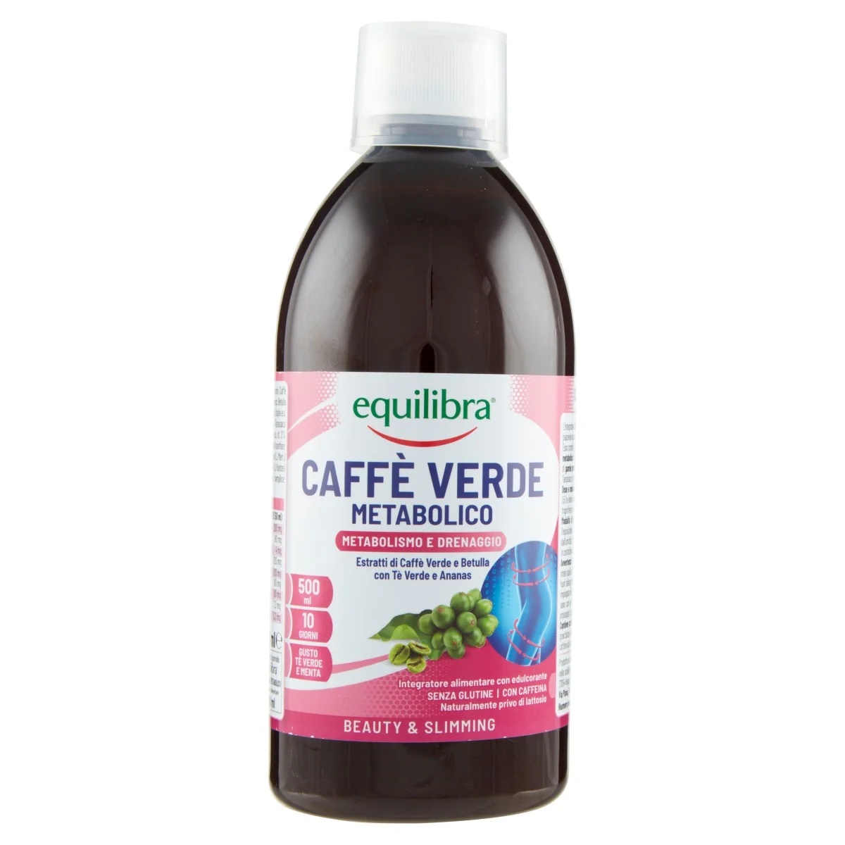 EQUILIBRA Equilibra Metabolic Groene Koffie 500 ml Ondersteunt de stofwisseling