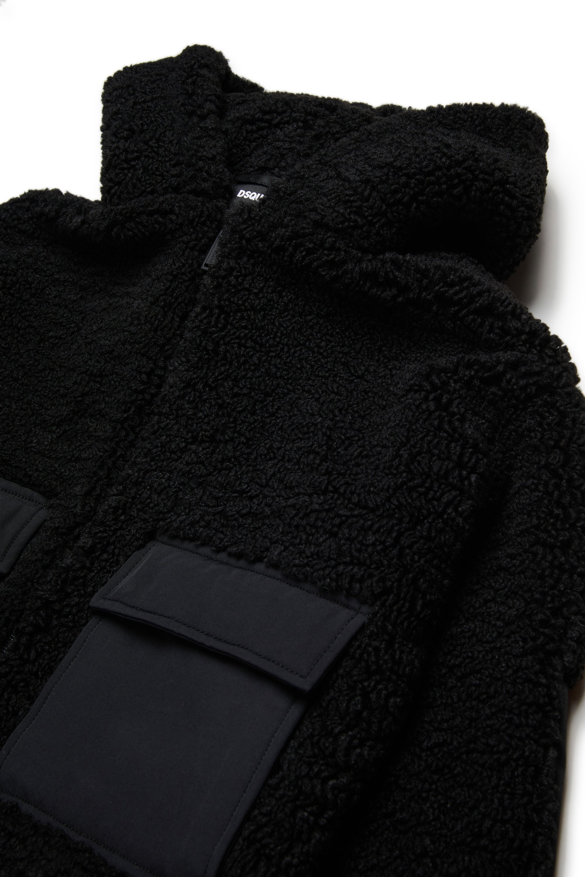 Dsquared2 ICON - Fleecejack - zwart