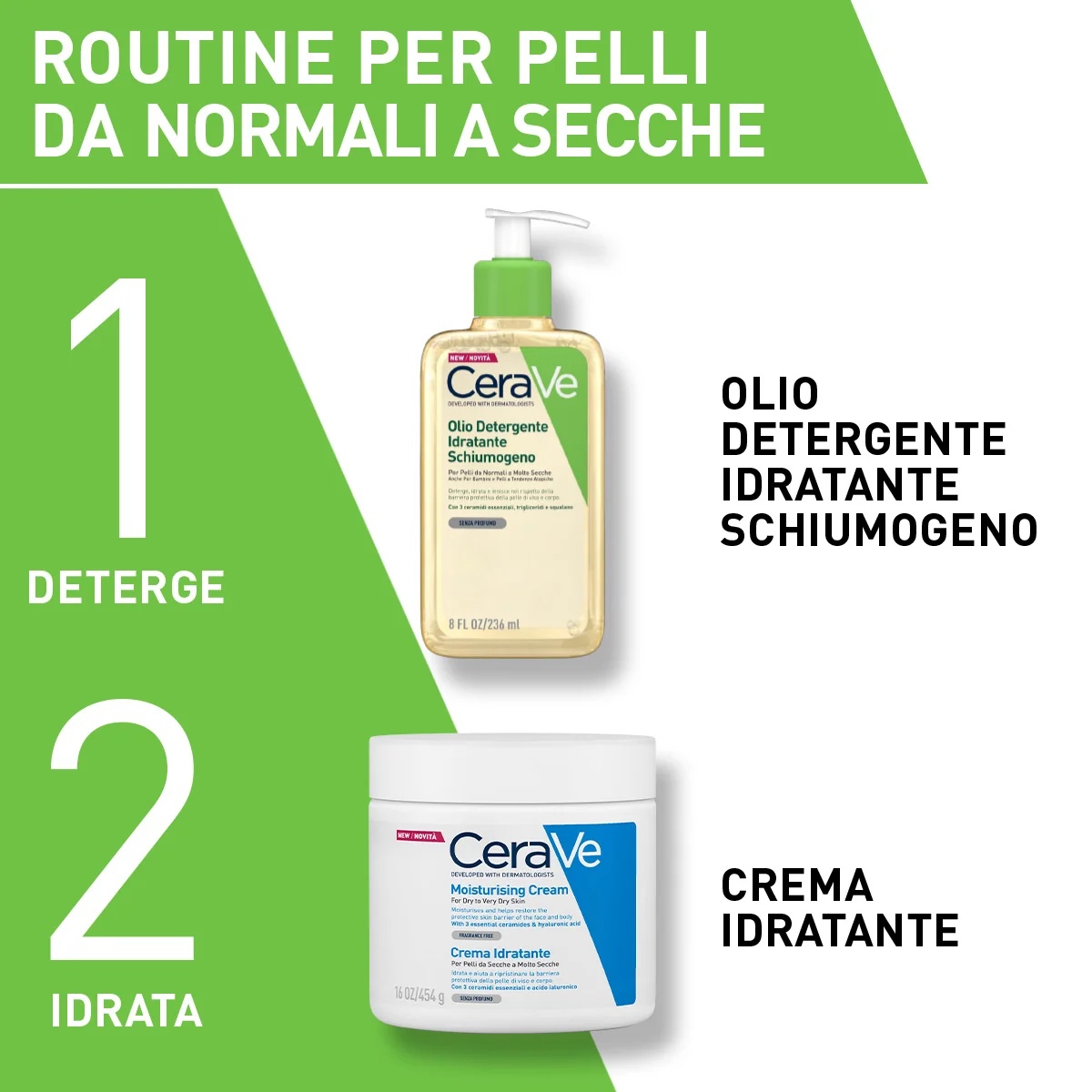 CERAVE CeraVe Hydraterende Reinigingsolie 473 ml Reinigt, hydrateert en kalmeert dankzij 3 essentiële ceramiden, triglyceriden en squaleen.