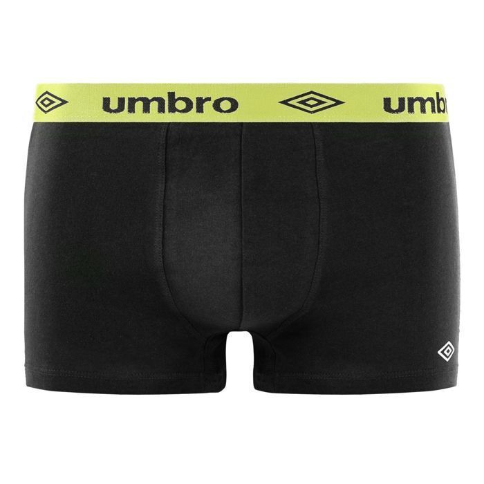 Umbro herenboxershorts - zwart (verpakking van 4)