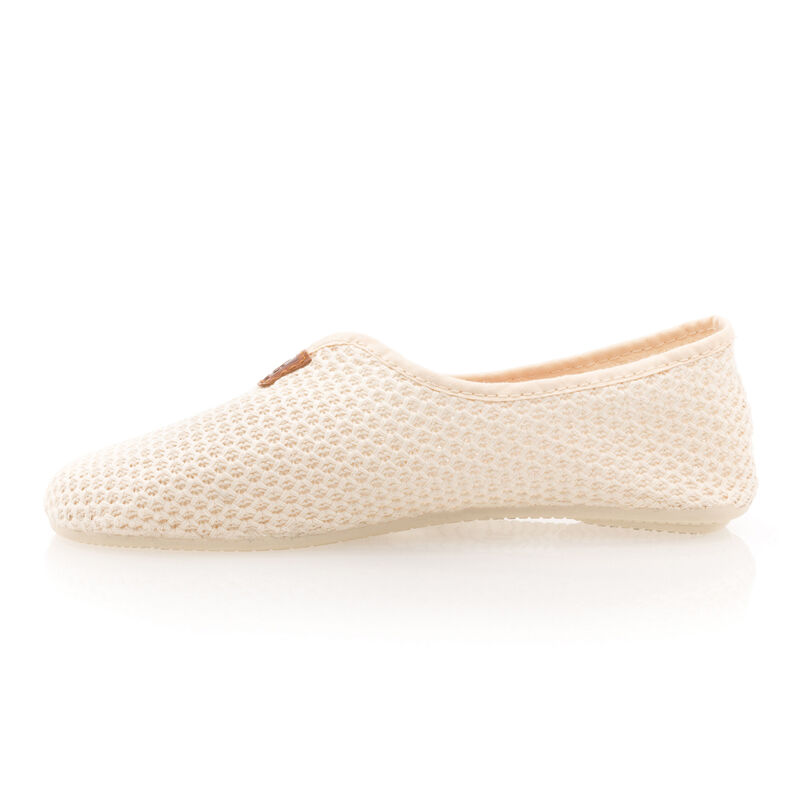 Beige dametøfler