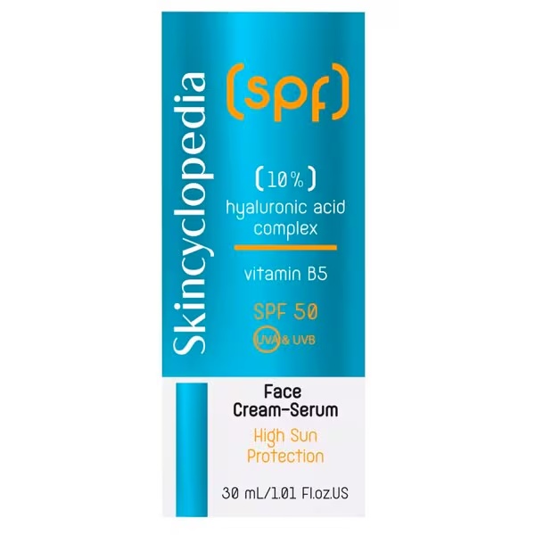 Skincyclopedia krema-serum za lice s kompleksom hijaluronske kiseline SPF50, 30 ml, za normalnu i masnu kožu