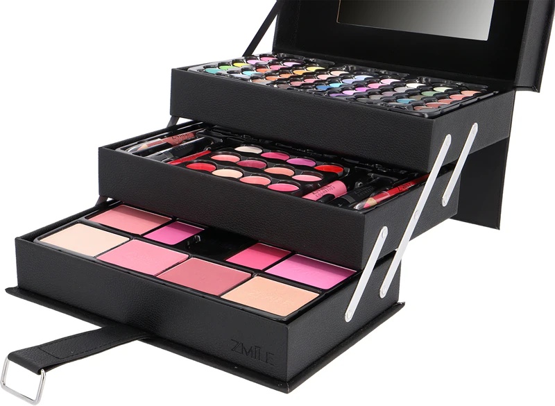 ZMILE COSMETICS Kozmetični kovček črne barve