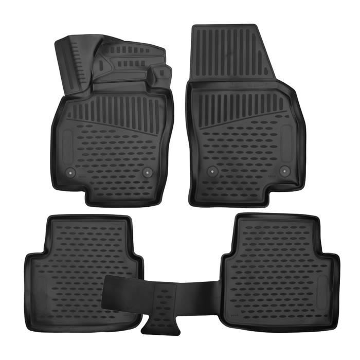 Alfombrillas exclusivas para Skoda Scala - Goma - 4 piezas - Para todas las estaciones