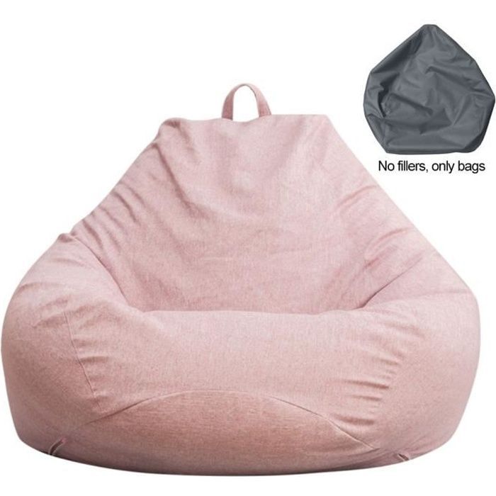 Sac de Haricot Pouf Coussin de Sol Siège Poire - SURENHAP - Rose - Contemporain - Design