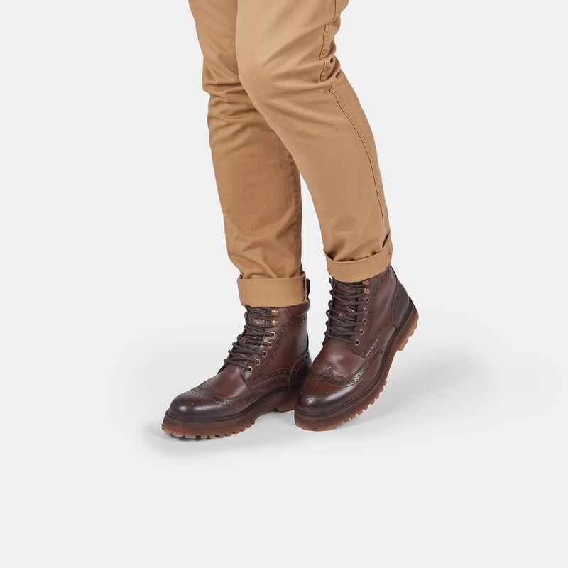 Stivaletto da uomo in pelle