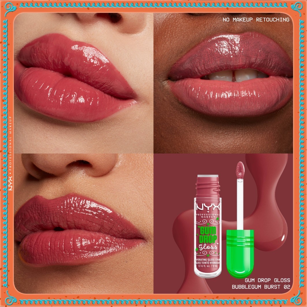 NYX Professional Makeup sjajilo za usne „Gum Drop“ – 1 komad
