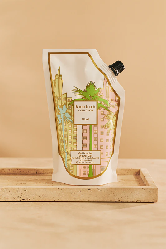 Náhradná náplň do sprchového gélu Baobab Collection My First Baobab Miami