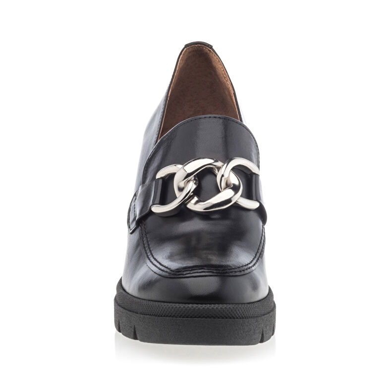 Mocassini/scarpe da barca neri da donna