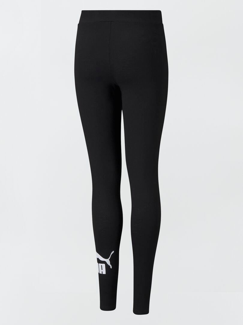 Effenkleurige 'Puma' legging - ZWART