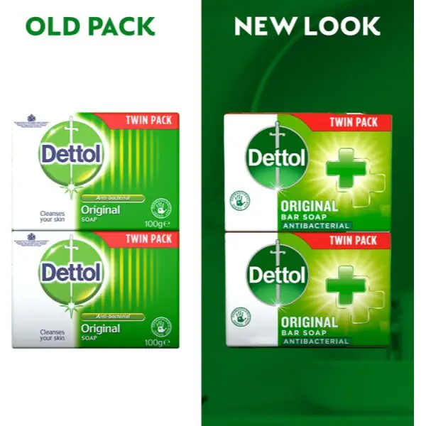 Dettol Original antibakteriální mýdlo na ruce 2 x 100 g