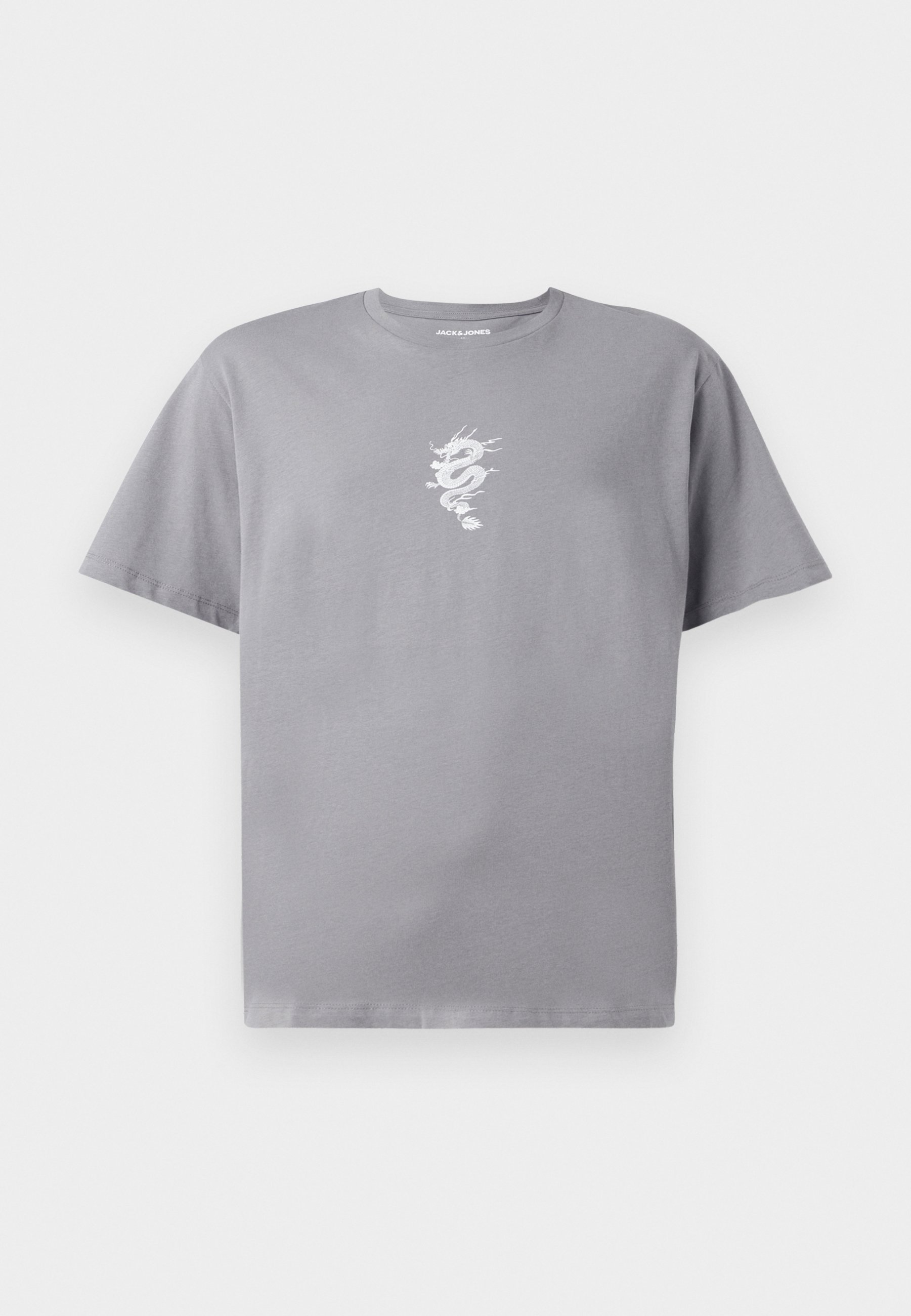 Jack & Jones JJMIKO TEE CREW NECK - Marškinėliai su spauda - pilki